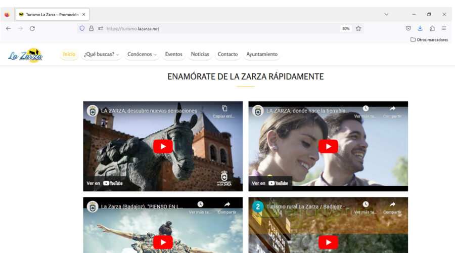 NUEVA PÁGINA WEB DE TURISMO ” turismo.lazarza.net”